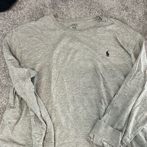 Polo Ralph Lauren Long Sleeve Gray Tee